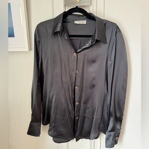 Vintage Giorgio Armani Silk Button Down Top